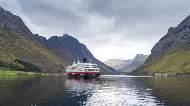 Hurtigruten boat cruise 